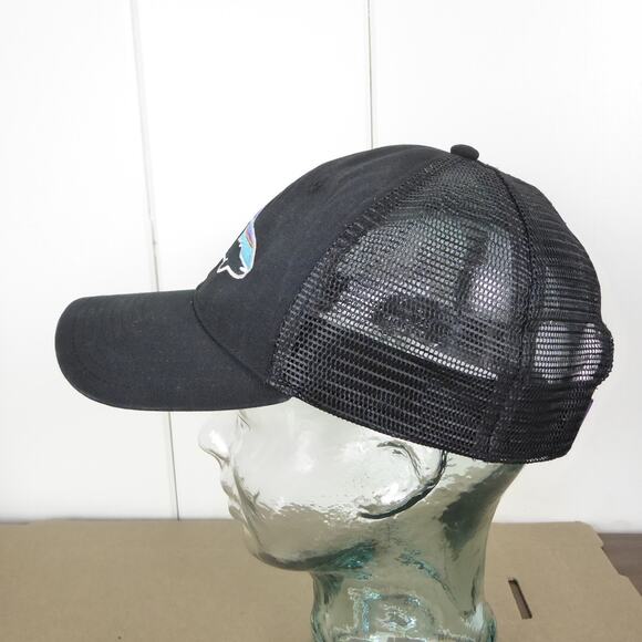 Patagonia Baseball Trucker Hat Cap Mesh Snap Back Embroidered Fish Logo Gorpcore - Picture 3 of 11